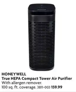 Home Hardware Honeywell true hepa compact tower air purifier offer