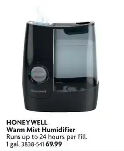 Home Hardware Honeywell warm mist humidifier offer