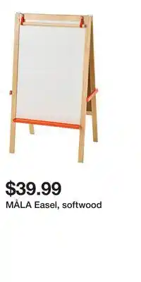 IKEA MÅLA Easel, softwood offer