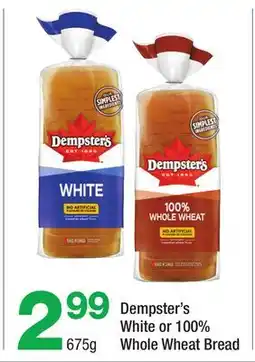 Highland Farms Dempster's White or 100% Whole Wheat Bread offer