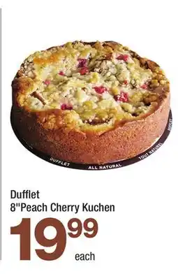 Highland Farms Dufflet 8Peach Cherry Kuchen offer