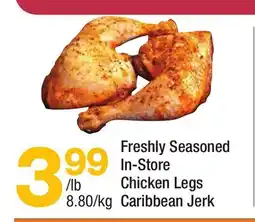 Highland Farms Freshly Seasoned In-Store Chicken Legs Caribbean Jerk offer