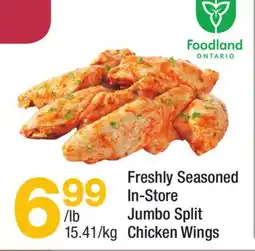 Highland Farms Freshly Seasoned In-Store Jumbo Split Chicken Wings offer