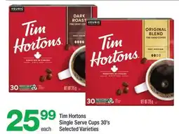 Highland Farms Tim Hortons Single Serve Cups 30's offer