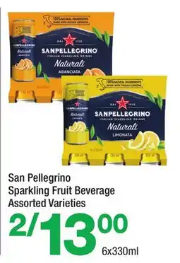 Highland Farms San Pellegrino Sparkling Fruit Beverage offer