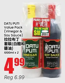 Btrust Supermarket DATU PUTI Value Pack (Vinegar & Soy Sauce) offer