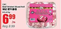 Btrust Supermarket CBC Beef Brisket Sliced Roll offer