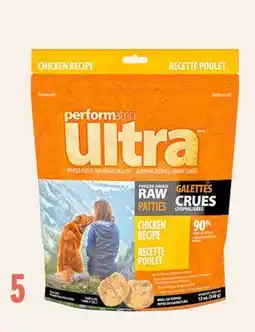 Petvalu Performatrin Ultra Freeze-Dried Raw Patties Chicken Recipe Dog Food offer