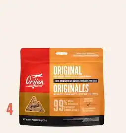 Petvalu ORIJEN Original Freeze-Dried Cat Treats offer