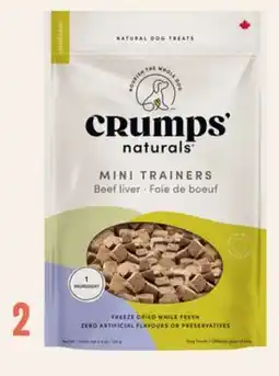 Petvalu Crumps' Naturals Mini Trainers Freeze Dried Beef Liver Dog Treats offer
