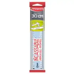 Staples Unbreakable Ruler with Double Graduation, 12/30 cm offer