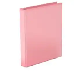 Staples 1 3-Ring Economy View Binder – Round Ring - Blush offer