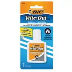 Staples BIC Wite-Out Quik-Dry Correction Fluid, White offer