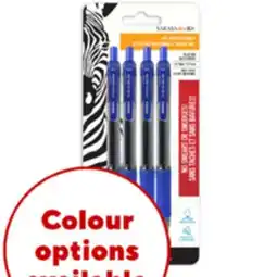 Staples Zebra Sarasa Rapid Dry Gel Pens, Retractable, 0.7mm, Blue offer