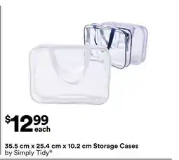Michaels 35.5 cm x 25.4 cm x 10.2 cm Storage Cases offer