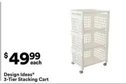 Michaels Design Ideas 3-Tier Stacking Cart offer