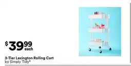 Michaels 3-Tier Lexington Rolling Cart offer