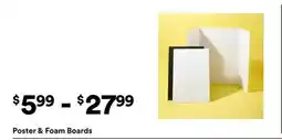 Michaels Poster & Foam Boards offer
