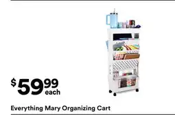 Michaels Everything Mary Organizing Cart offer