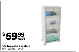 Michaels Collapsible Bin Cart offer