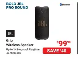 Visions Electronics Grip Wireless Speaker offer
