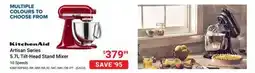 Visions Electronics KitchenAid Artisan Series 5.7L Tilt-Head Stand Mixer offer