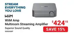 Visions Electronics WiiM Amp Multiroom Streaming Amplifier offer