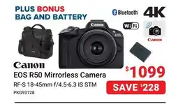 Visions Electronics CANON EOS R50 Mirrorless Camera offer