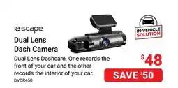 Visions Electronics Dual Lens Dash Camera offer