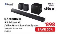 Visions Electronics 9.1.4-Channel Dolby Atmos Soundbar System offer