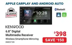 Visions Electronics KENWOOD 6.8 Digital Multimedia Receiver offer
