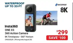 Visions Electronics Insta360 ONE X3 360 Action Camera offer