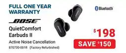 Visions Electronics BOSE QuietComfort Earbuds II offer