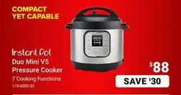 Visions Electronics Instant Pot Duo Mini V5 Pressure Cooker offer