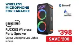 Visions Electronics RUCKUS Wireless Party Speaker offer