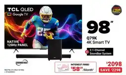 Visions Electronics TCL 98 Smart TV offer
