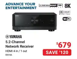 Visions Electronics YAMAHA 5.2-Channel Network Receiver offer