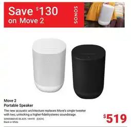 Visions Electronics Move 2 Portable Speaker offer