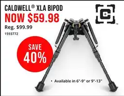 Cabela's CALDWELL XLA BIPOD offer