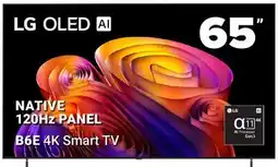 Visions Electronics LG OLED AI NATIVE 120Hz PANEL B6E 4K Smart TV offer
