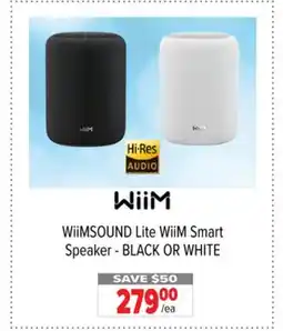 2001 Audio Video WiiMSOUND Lite WiiM Smart Speaker - BLACK OR WHITE offer