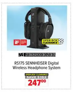 2001 Audio Video RS175 SENNHEISER Digital Wireless Headphone System offer