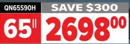 2001 Audio Video QN65S90H - 65 4K OLED AI HDR+ GLARE FRE offer