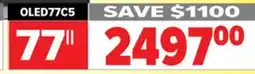 2001 Audio Video OLED77C5PUA - 77 OLED 4K ALPHA 9 HDR PANEL offer