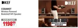 2001 Audio Video CODAWDT KEF Wireless Powered Bookshelf HI FI Speaker offer