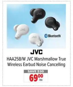2001 Audio Video HAA25B/W JVC Marshmallow True Wireless Earbud Noise Cancelling offer
