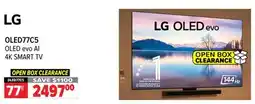 2001 Audio Video OLED77C5 LG 32 OLED evo AI 4K SMART TV offer