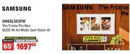 2001 Audio Video QN65LS03FW 65 SAMSUNG The Frame Pro Neo QLED 4K Art Mode Sam Vision AI offer