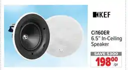 2001 Audio Video Ci160ER KEF 6.5 In-Ceiling Speaker offer