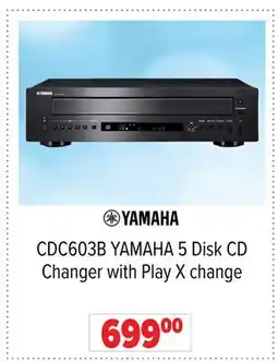 2001 Audio Video CDC603B YAMAHA 5 Disk CD Changer with Play X change offer